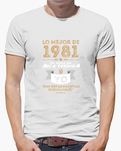 Brand clothing бросился т рубашки мужчин 1981 arca perdida & лет с коротким рукавом характер