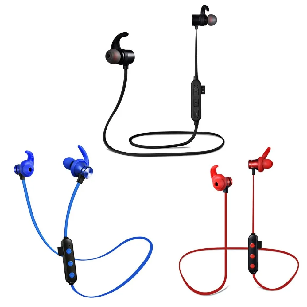 XT22 спортивные наушники, беспроводные Bluetooth 5,0, стерео гарнитура, магнитные наушники с защитой от пота, наушники с микрофоном, поддержка TF карты