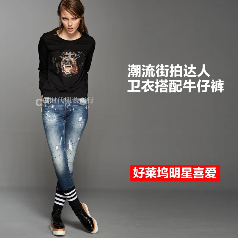 Европейские D марка 2015 осень зима новый глава вышивка логотипа хеджирования с