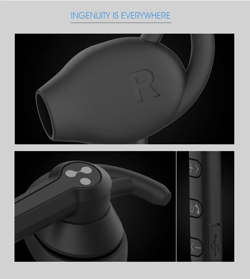 SYLLABLE SF801 Bluetooth 4.2 Headset Wireless Sports Earbuds with Mic Stereo Headset for Mobile Phone Bluetooth earphones