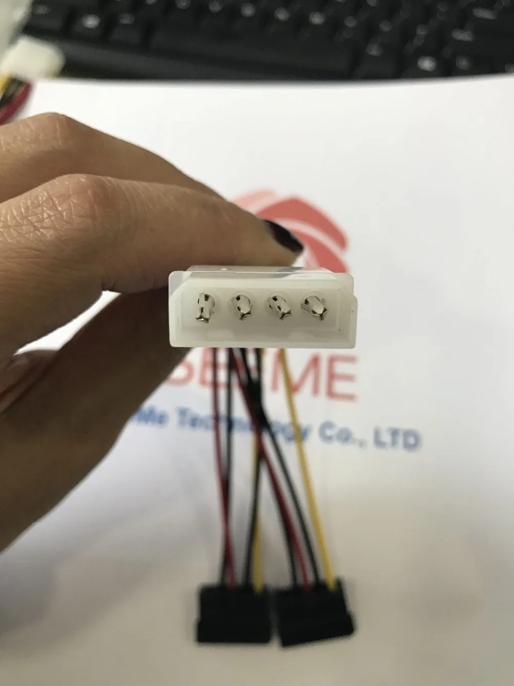 

4Pin to 15pin a sub two power line power switching line large IDE SATA to 4P power cord