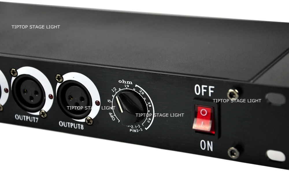 TIPTOP Новый Восьмиядерный сплиттер сигнала DMX усилитель 512 и распределитель