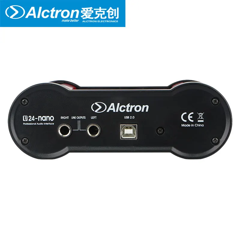 Alctron U24NANO USB аудио интерфейс трансформирует звуковую карту для записи в реальном