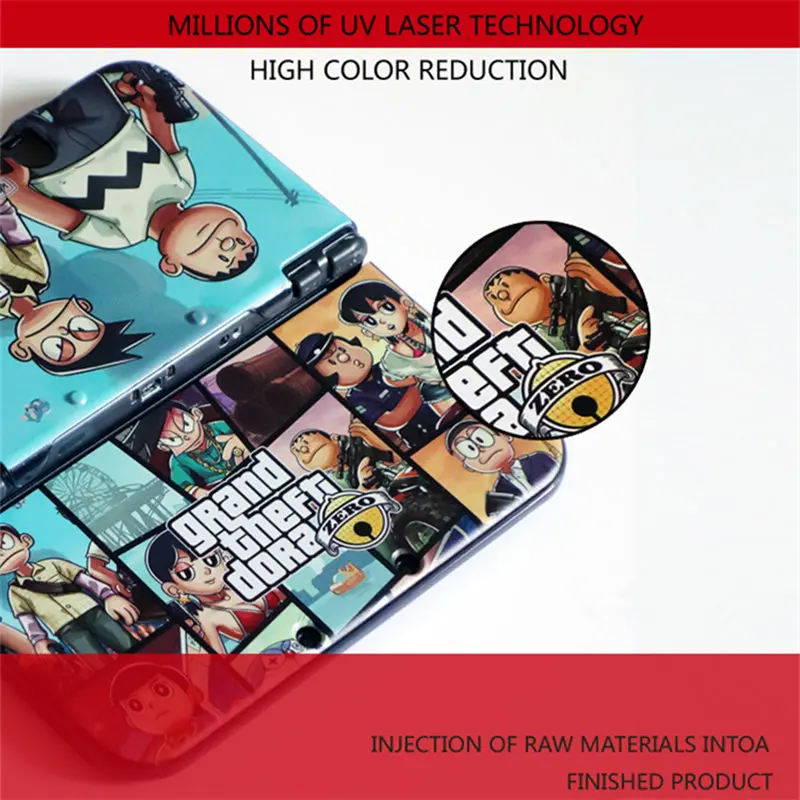 Матовый защитный чехол на пластину Корпус для нового 2DS LL/ New XL Doraemon MHX|Запасные