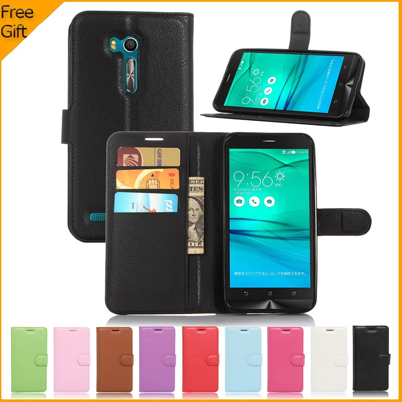 Роскошный кожаный чехол для ASUS ZenFone Go ZB551KL/ZenFone ТВ 5 дюймов флип защитный телефон