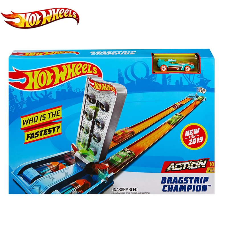 Hotwheels 2019 новейшая игрушечная трек металлические автомобили легкая сборка