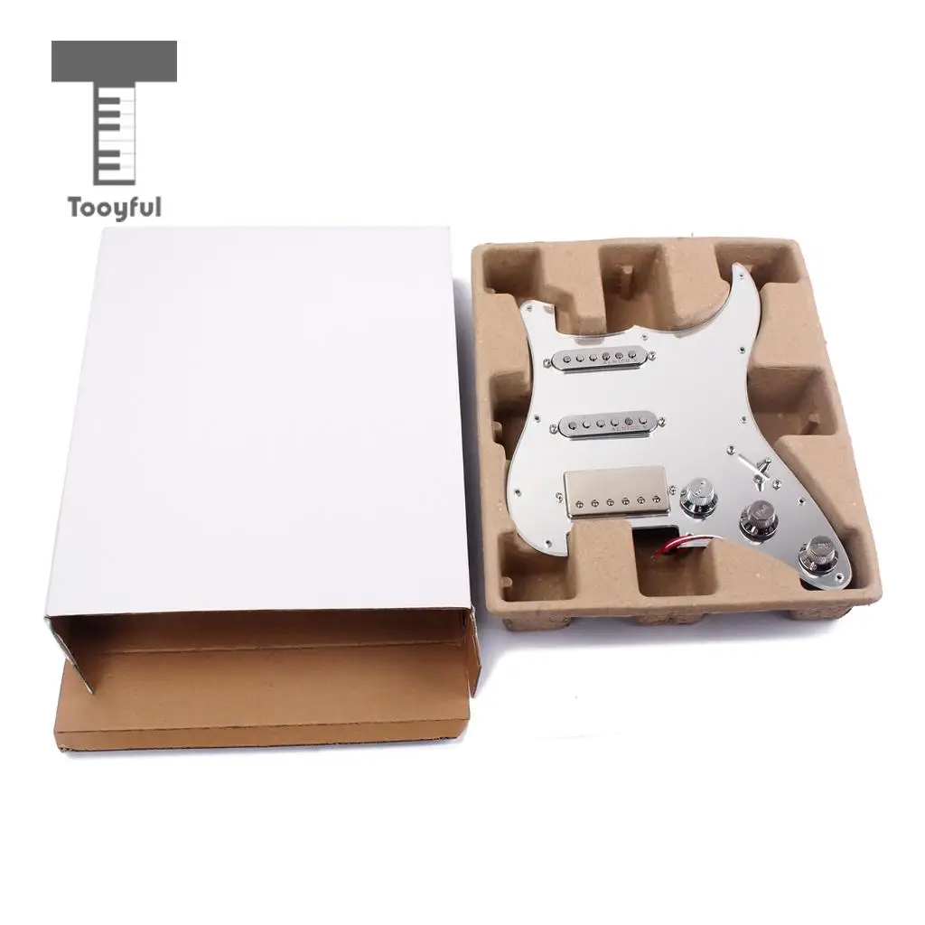 Tooyful SSH загружен Prewired Pickguard набор хамбакеров для Strat ST электрогитары