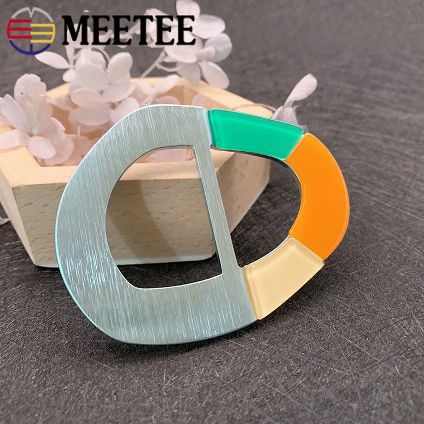 Meetee Tri glides металлические пряжки для пальто ветровка кнопки регулятор