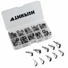 Направляющие для удочки, 90 шт.лот, 1,6-3,2 мм, верхние наконечники, запасные части, черная сталь, серебристая, Ремкомплект для удочки