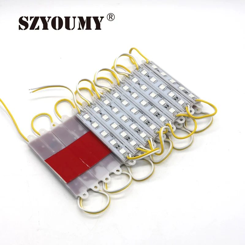 SZYOUMY дешевые 5050 5 LED модуль освещения DC12V водонепроницаемые светодиодные модули