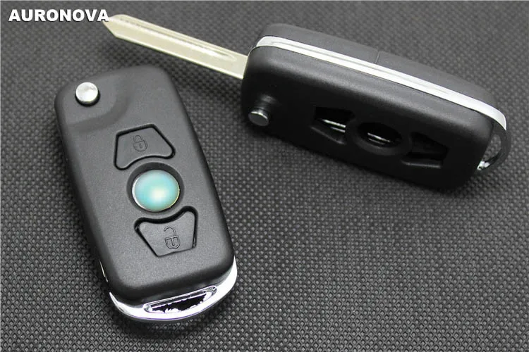 Auronnova новое обновление флип складной ключ оболочки для GEELY Ziyoujian бесплатно крейсер 3 кнопки модифицированный чехол для дистанционного ключа от машины с лезвием