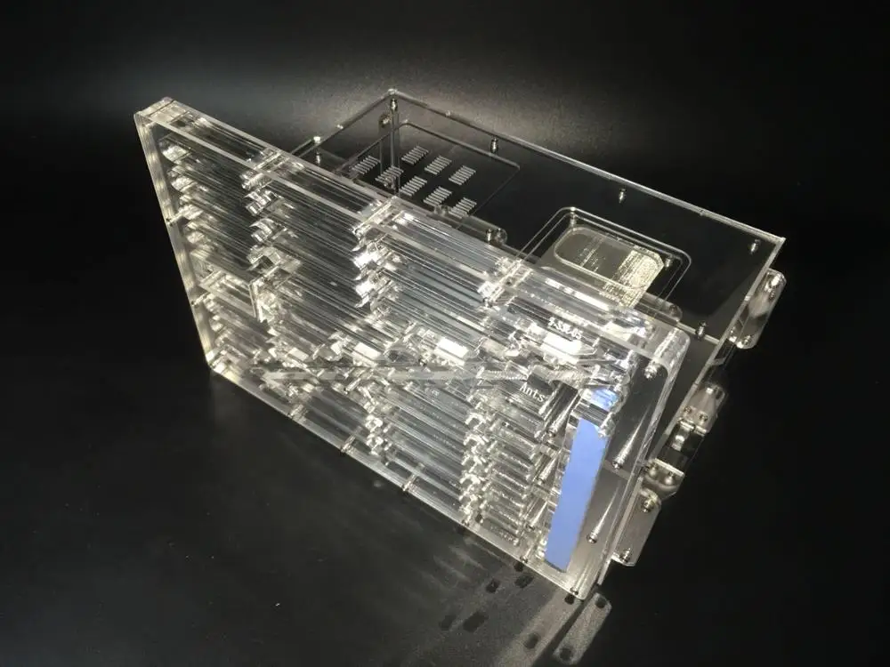 taitan transparent Taitan 2 стороны муравьи гнездо 2 слоя муравья корпус для детей студентов научное устройство игрушка насекомое муравей вилла акриловые муравьи - Цвет: taitan transparent