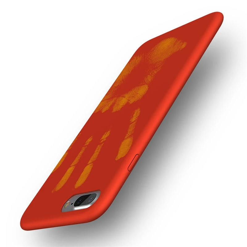 Red Turns Yellow Sexy Kisscase Термальность чувство чехол для iPhone X 8 7 6 S 6 Plus 5S 5 Чехол прохладный pu матовая крышка для Samsung Galaxy Note 8 S8 S8 Plus S7 S6 Edge чехол на айфон 5s 5 SE чехол на айфон 6s 6 Plus 7 8 Plus - Цвет: Red Turns Yellow