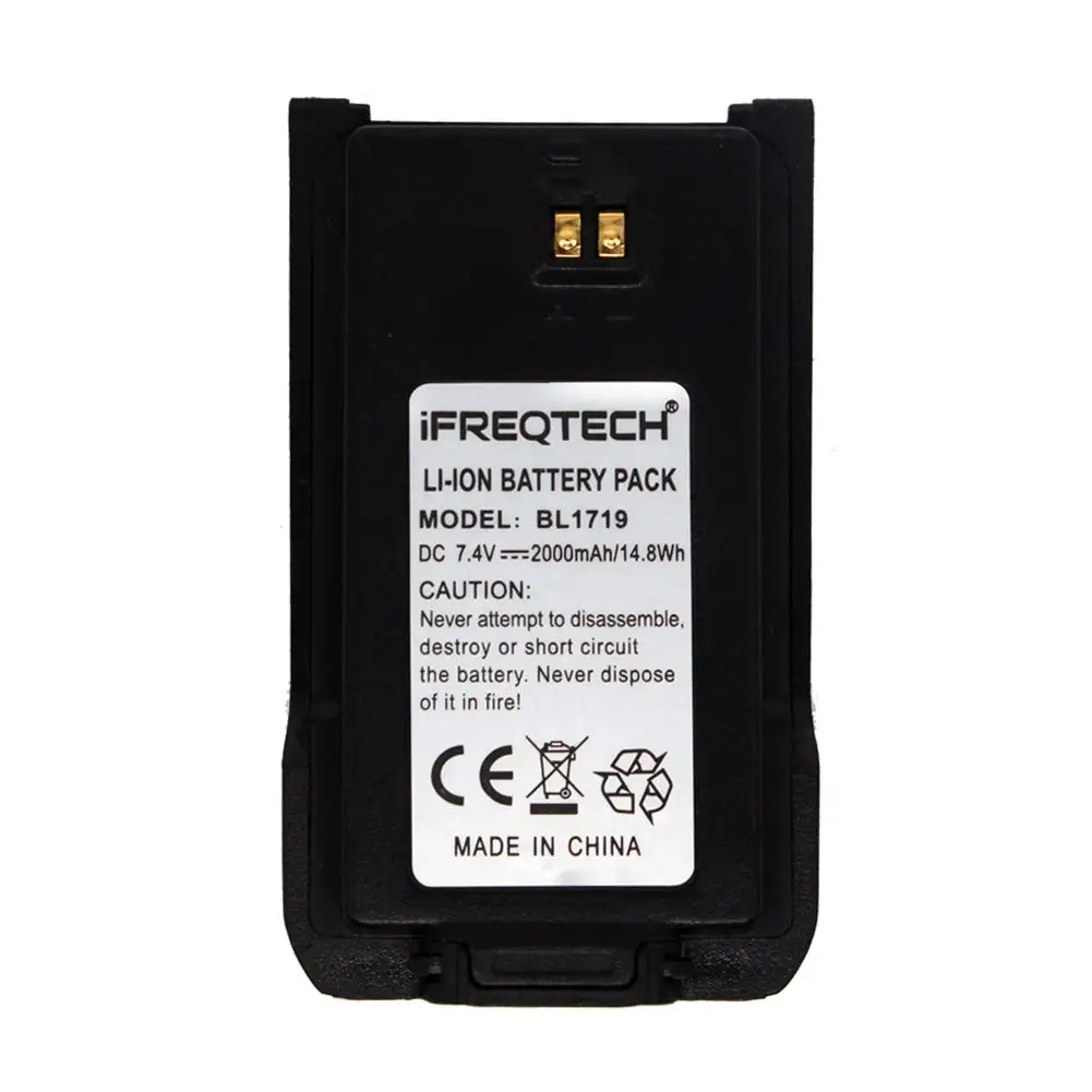 Литий ионный аккумулятор BL1719 2000 мАч для HYT Hytera радио Φ TC 446S телефон BL1301|Рации| |