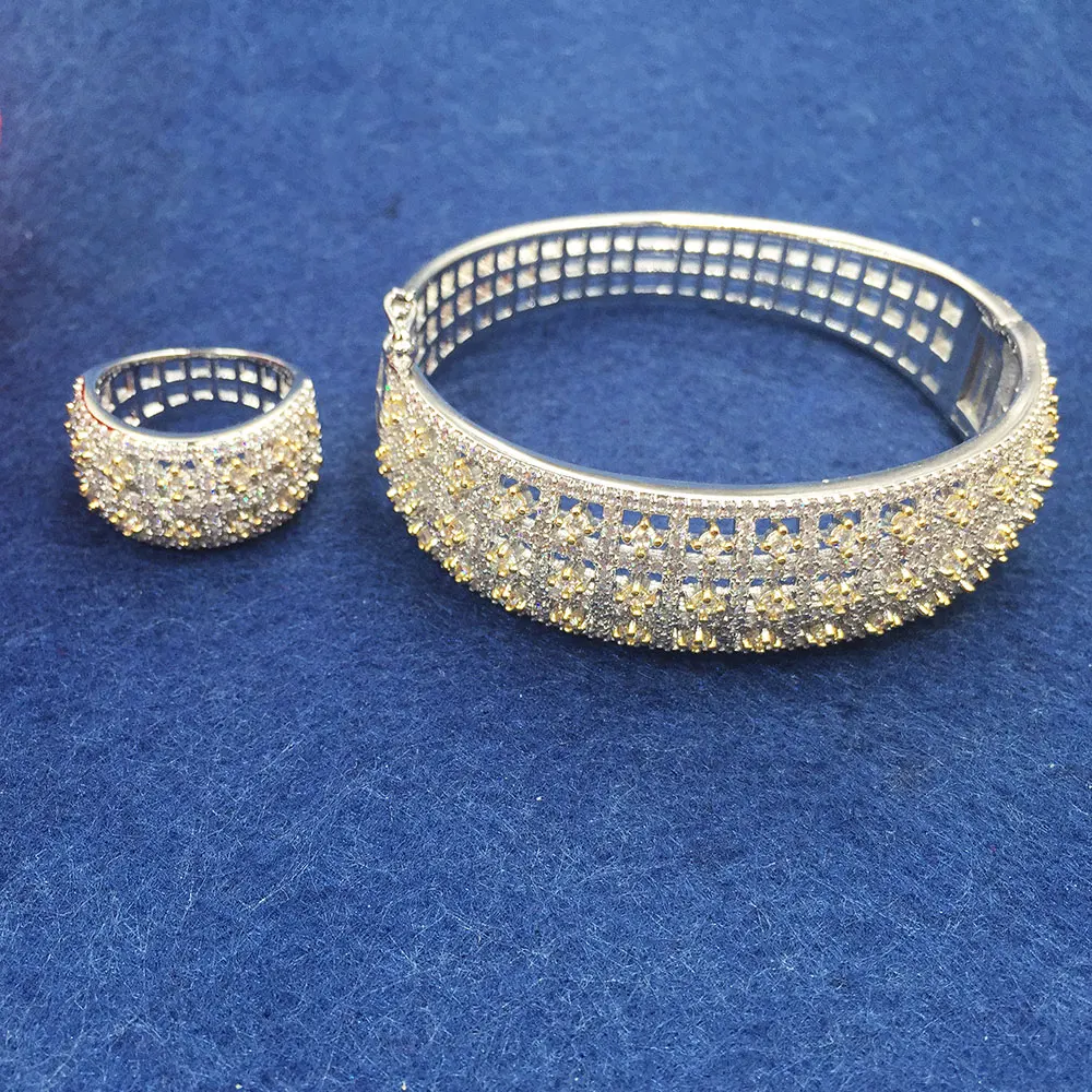 Godki моды роскошь супер блестящие полые AAA кубического циркония Для женщин Ширина