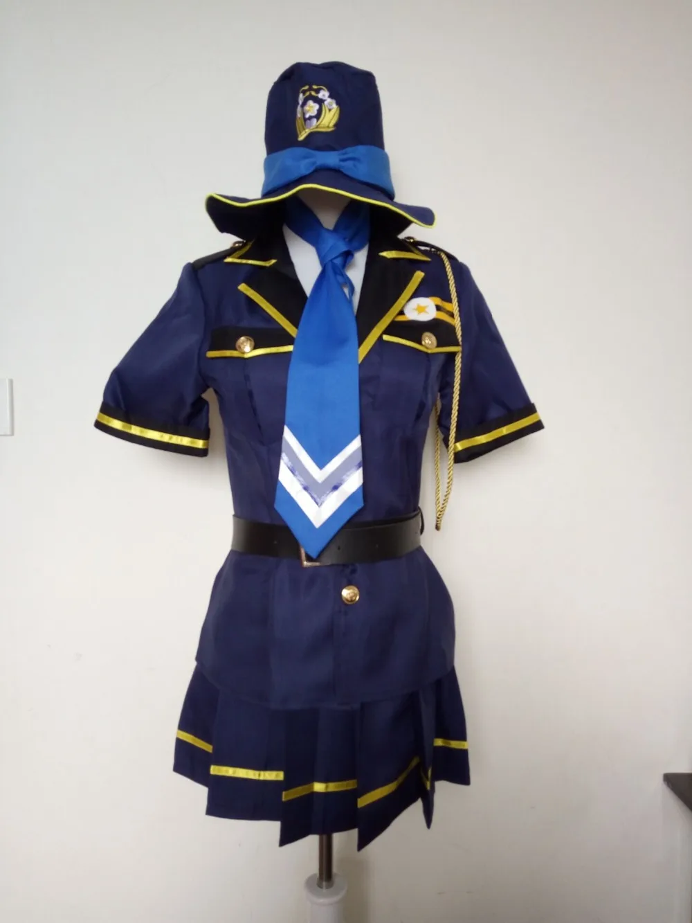 LOVE LIVE! Костюм для косплея Sonoda Umi Полицейская униформа женские костюмы топ + юбка
