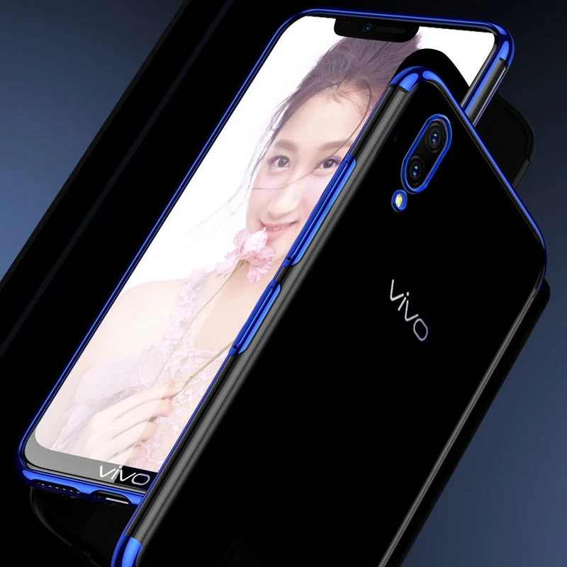 Чехол VIVO V11 для Pro V11i X21S силиконовый мягкий прозрачный чехол из ТПУ задней панели