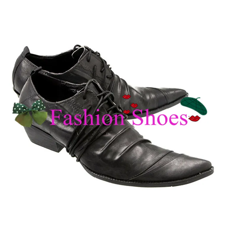 Зашнуровать Реальные Кожаные Ботинки Партии Свадебные Туфли Старинные