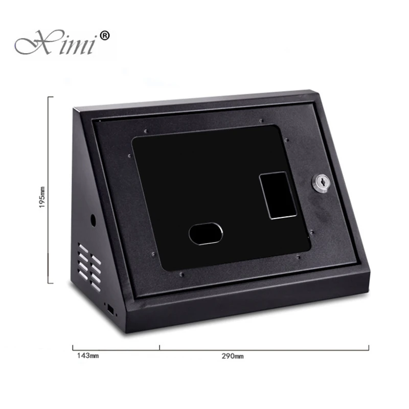 Новая модель Iface302/iface502/iface702/iface802 лица рабочего времени защиты коробка металлическая коробка с ключевыми ZK доступа Управление защитить поле