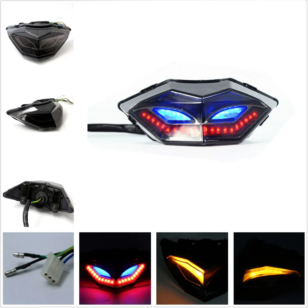 Профессиональный задний фонарь в сборе для KAWASAKI Ninja 250/300 2013 2017 Новый бренд горячая