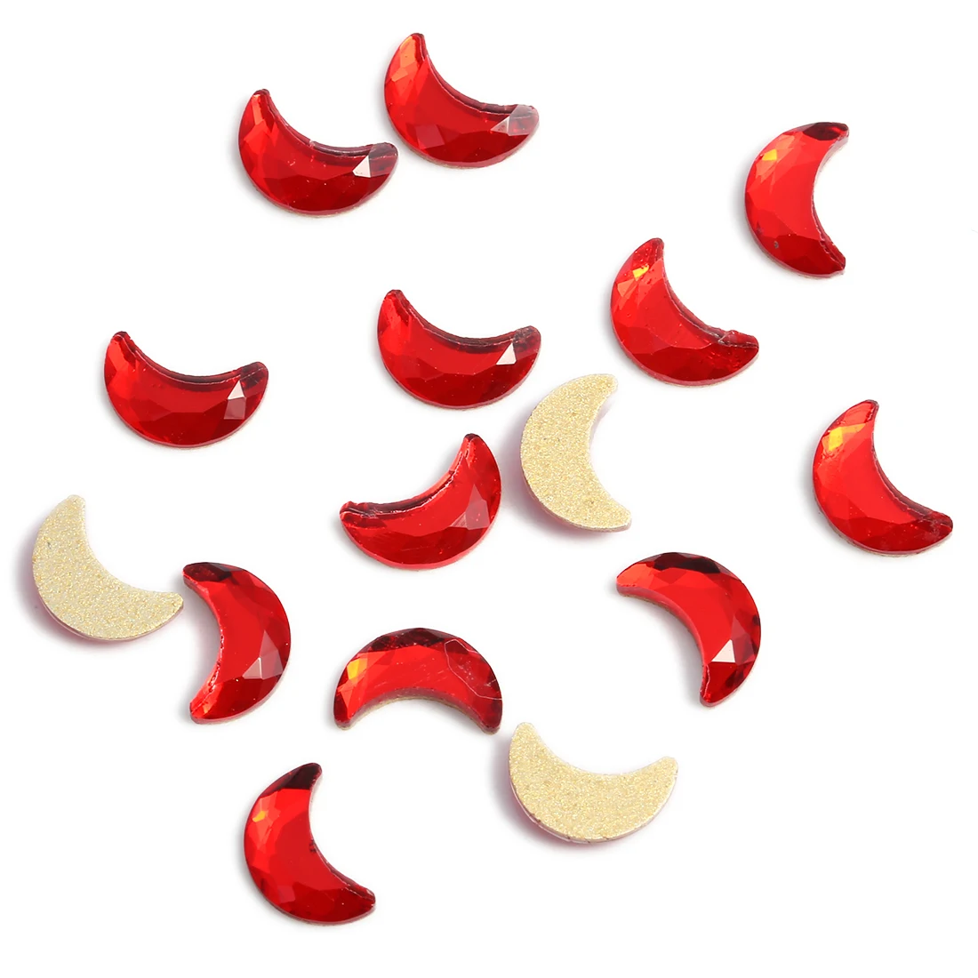 Стразы для ногтей 5 шт стеклянные стразы украшения наклейки с плоской задней