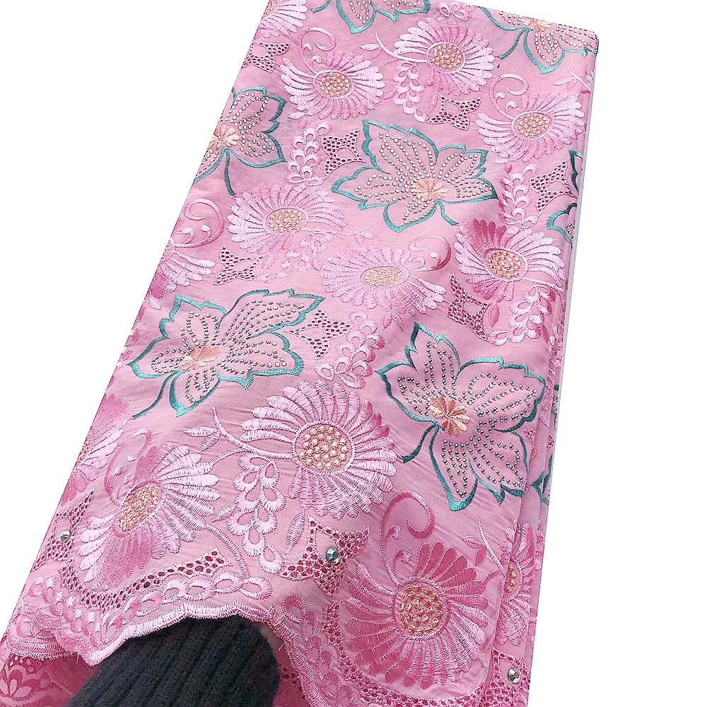 

Aso Ebi Africa Dry Lace Fabrics High Quality Cotton Lace Fabric 2019 Grey Fushia Pink Switzerland Voile Swiss Lace For Men