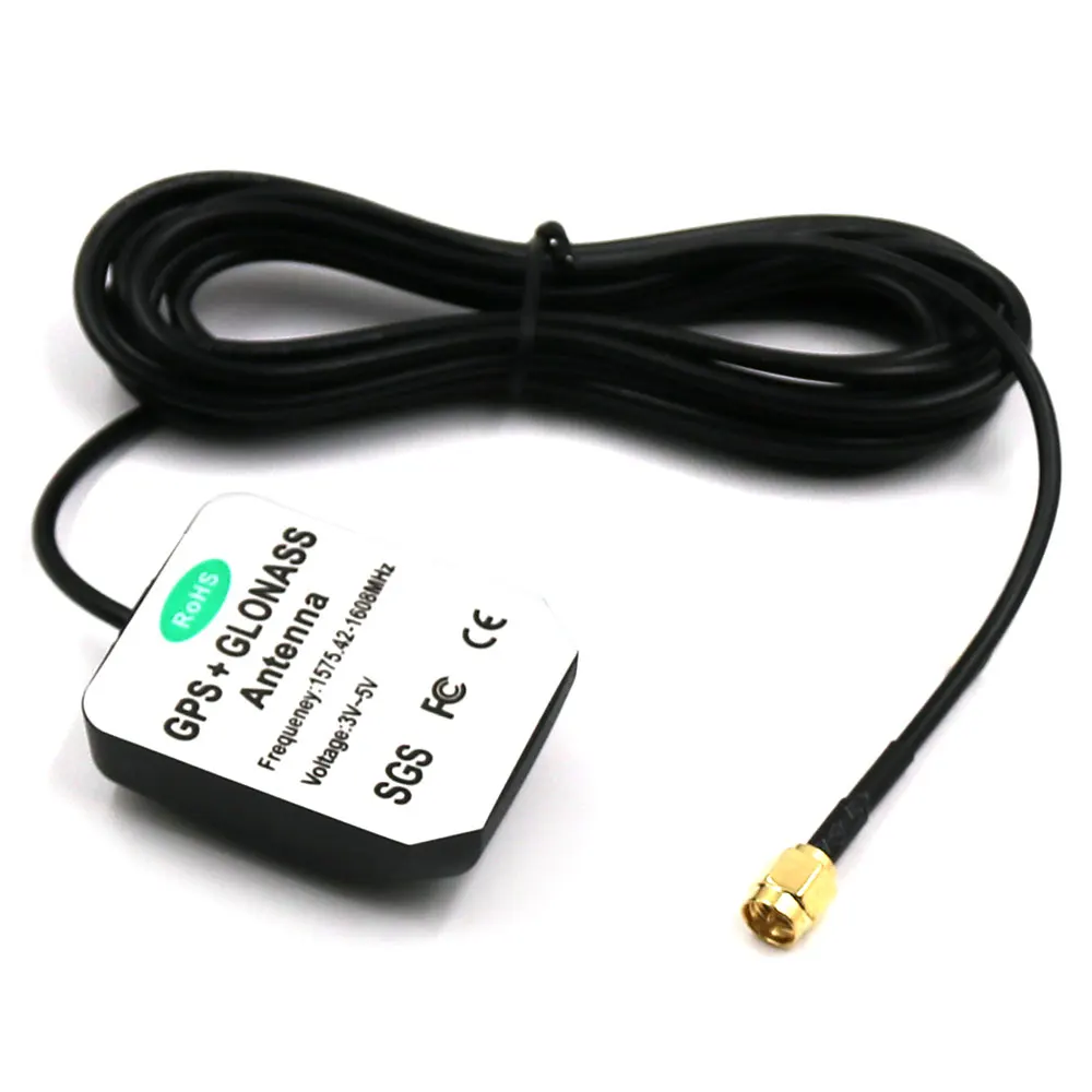 BEITIAN external GPS GLONASS High-precision active patch ceramic antenna GNSS SMA Straight connector BN-142AJ | Автомобили и