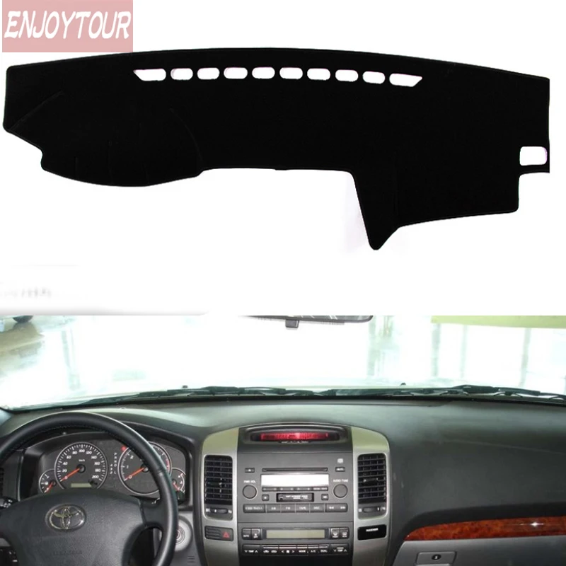 Чехол для приборной панели Toyota Land Cruiser Prado j120 2003 2009 чехлы стайлинга автомобилей