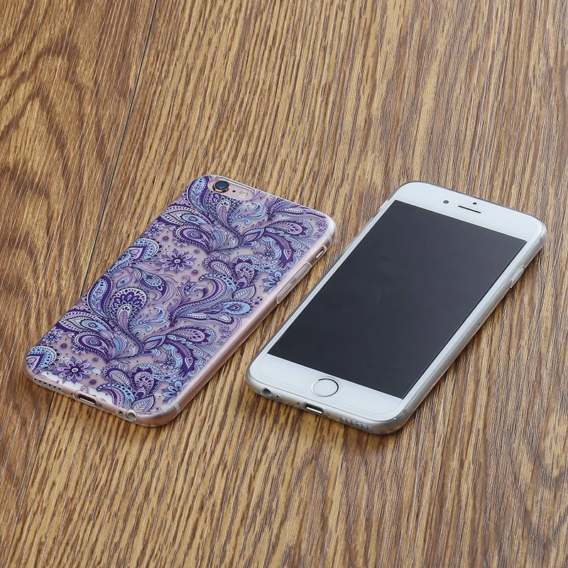 Чехол с изображением фламинго и кактуса для iPhone 7, 8, 6, 6S Plus, X, XR, XS, Max, 5 S, SE, цветочный лист, мягкий прозрачный силиконовый чехол из ТПУ, чехол