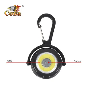 Coba маленький брелок с фонариком, портативный, 4 режима, поворотный, новый, подходящий фонарь для экстренных случаев