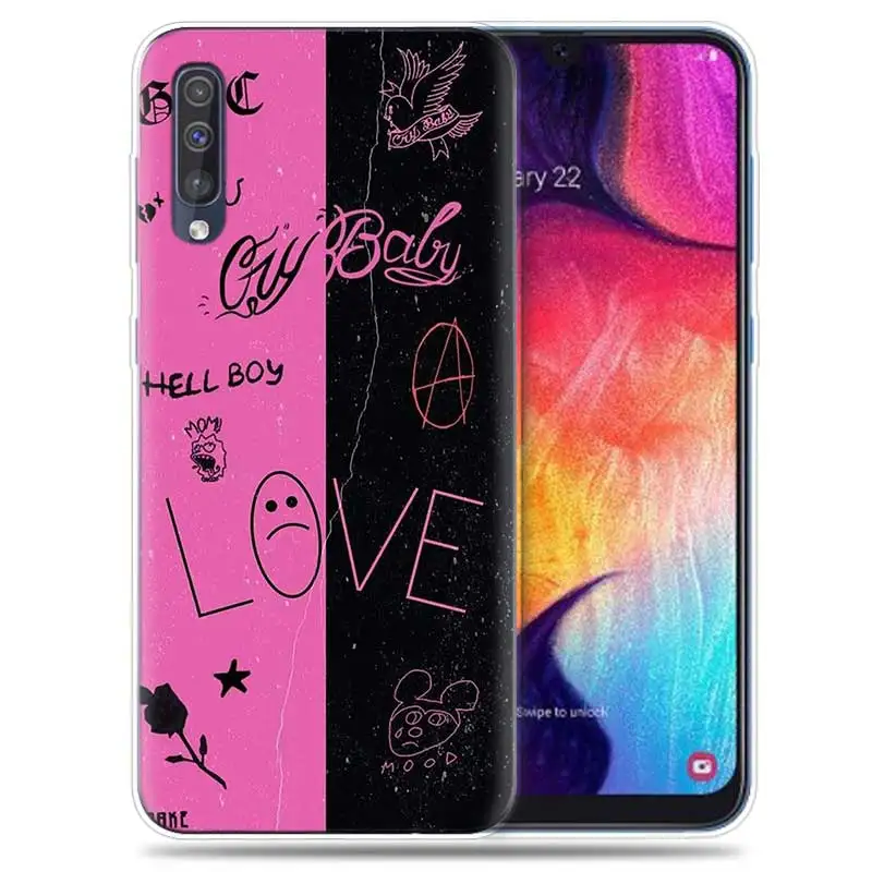 SK-002 Transpatrent силиконовый чехол для samsung Galaxy A50 A70 A30 M30 M20 A10 A20 A40 M20 чехол для телефона с изображением Лила с открытым носком - Цвет: SK-002