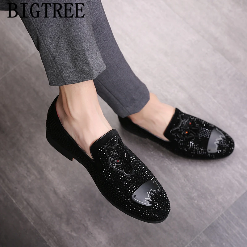 Мужские Лоферы офисные парикмахер слипоны модельные туфли Бизнес Мужская