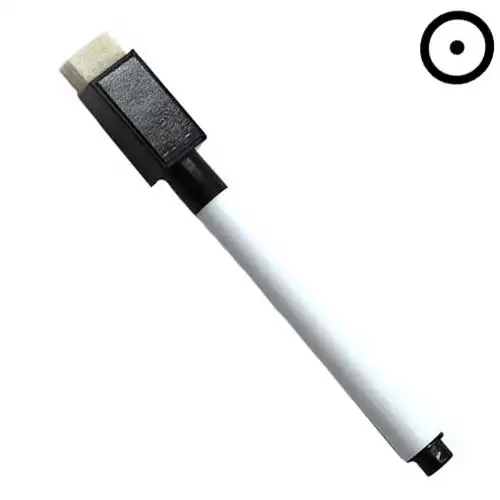 1pc BLACK 1 шт. ручка для доски на магните, рисования и записи магнит стираемые сухие маркеры для белой доски для офиса школьные принадлежности - Цвет: 1pc BLACK