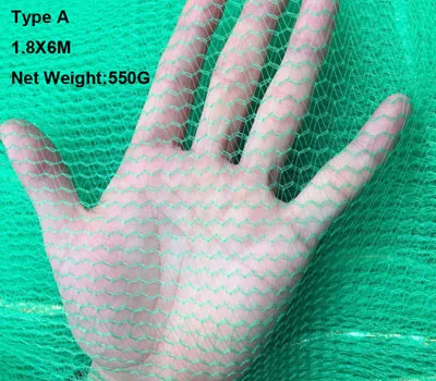 1.8X6M Type A Tewango 6FTX 19FT Зеленая Сетка Поли тент Sail безопасности сетки строительных площадок леса мусора огнезащитная 1,8x6 метров - Цвет: 1.8X6M Type A