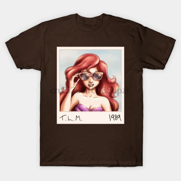 Мужская футболка с коротким рукавом T.L.M. Женская Ariel 1989|Мужские футболки| |