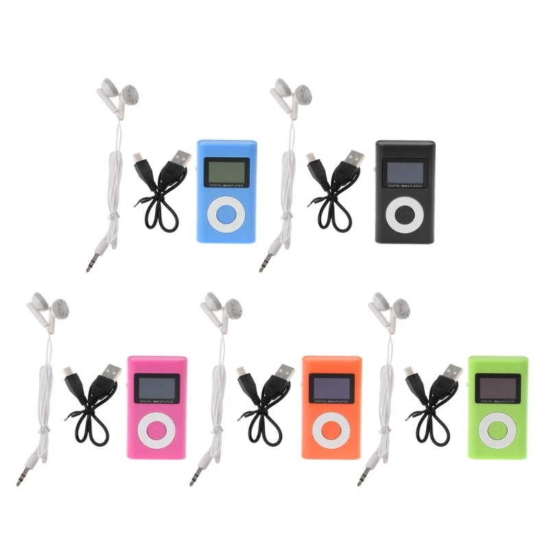 OOTDTY MP3 MX 809 мини USB Поддержка 32 ГБ Micro SD TF карта ЖК экран музыкальный цифровой mp3