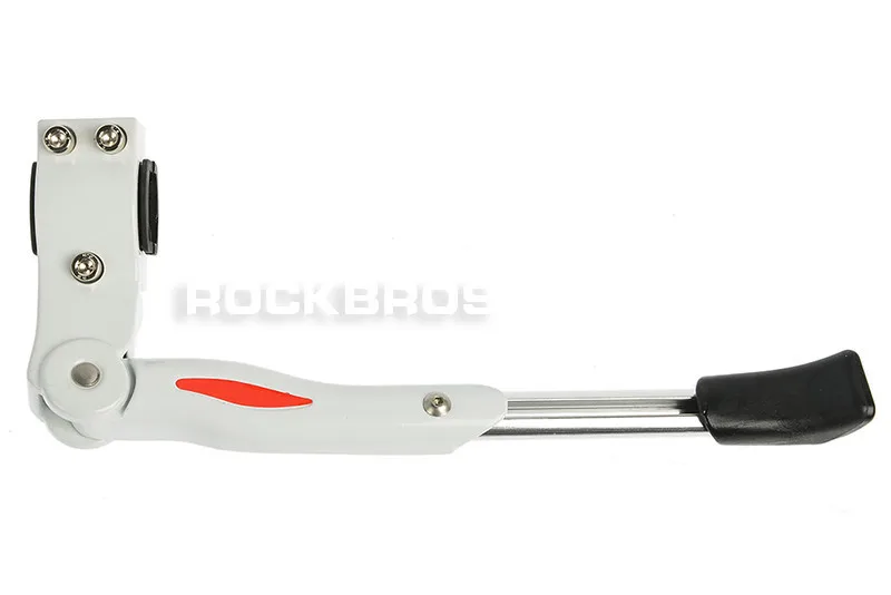 ROCKBROS 24 ''- 28 '' Регулируемая алюминиевый велосипедная подставка Подножка для велосипеда боковой ручкой стенд подставка Велосипедные аксессуары черный белый