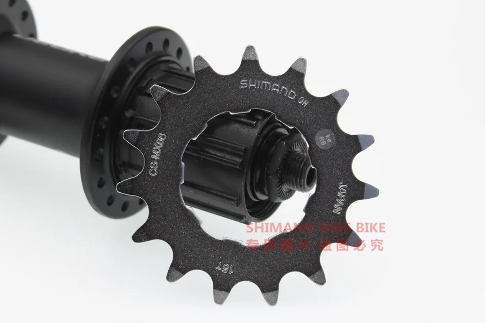 Shimano DXR CS-MX66 односкоростная Звездочка BMX 14T 15T 16T 18T Кассетная звездочка