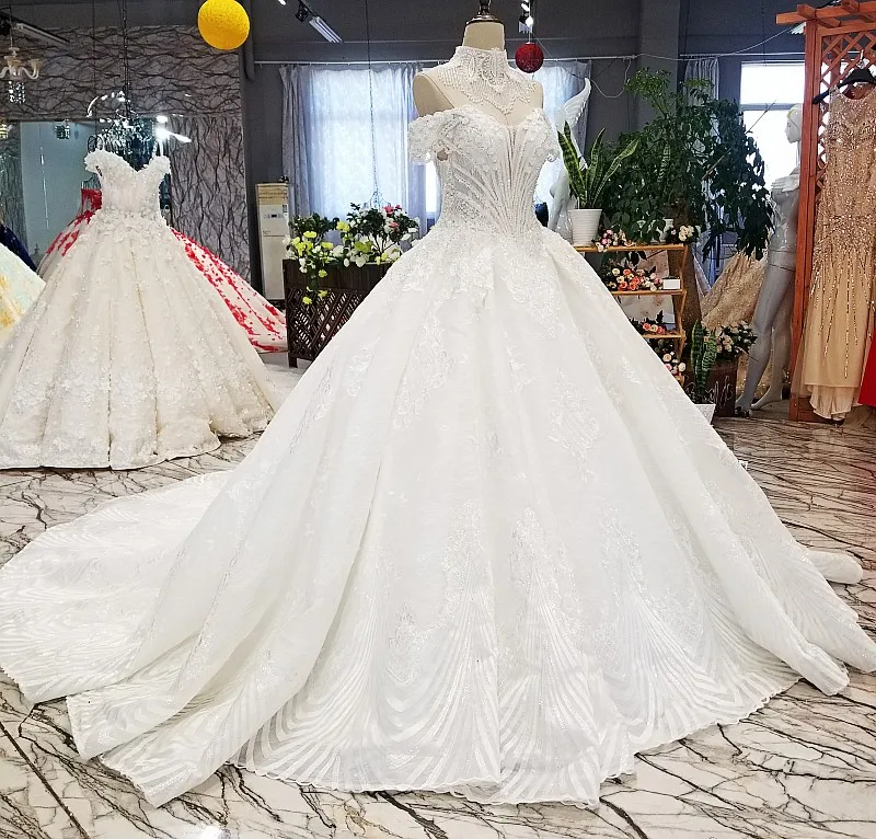 Платье с кисточками и открытыми плечами Vestido De Noiva 2018 мусульманское свадебное