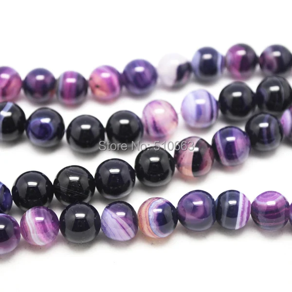 114 Pieces/Lot Nature Purple Lace Agatee Bead For Shambala Bracelet Making Charms Jewelry Size: 10mm | Украшения и аксессуары
