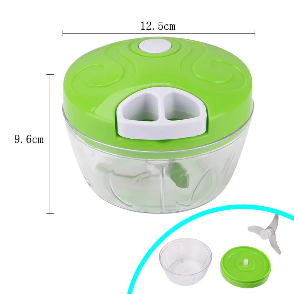 Manual Food Chopper Fruit Vegetable Garlic Shredder Multifunction Hand Pull Meat Mincer Blender Mixer Food Processor Crusher