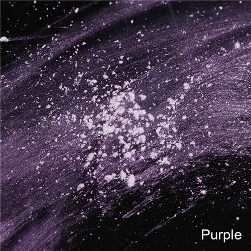Purple 1 г/кор. Блестящий Порошок для ногтей Мерцающий, зеркальный розовый фиолетовый пигмент для ногтей 5 цветов Блестящий пылезащитный хромированный лак для ногтей - Цвет: Purple