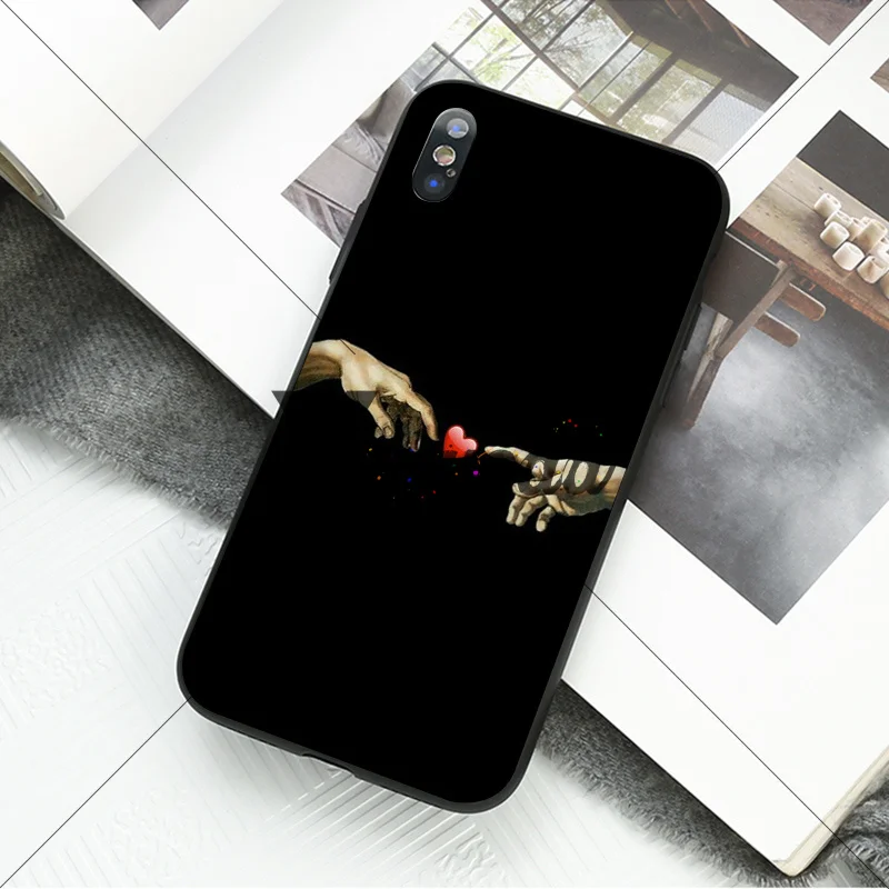 Yinuoda арт статуя Давида красочные милые аксессуары для телефона чехол Apple iPhone 8 7 6 6S