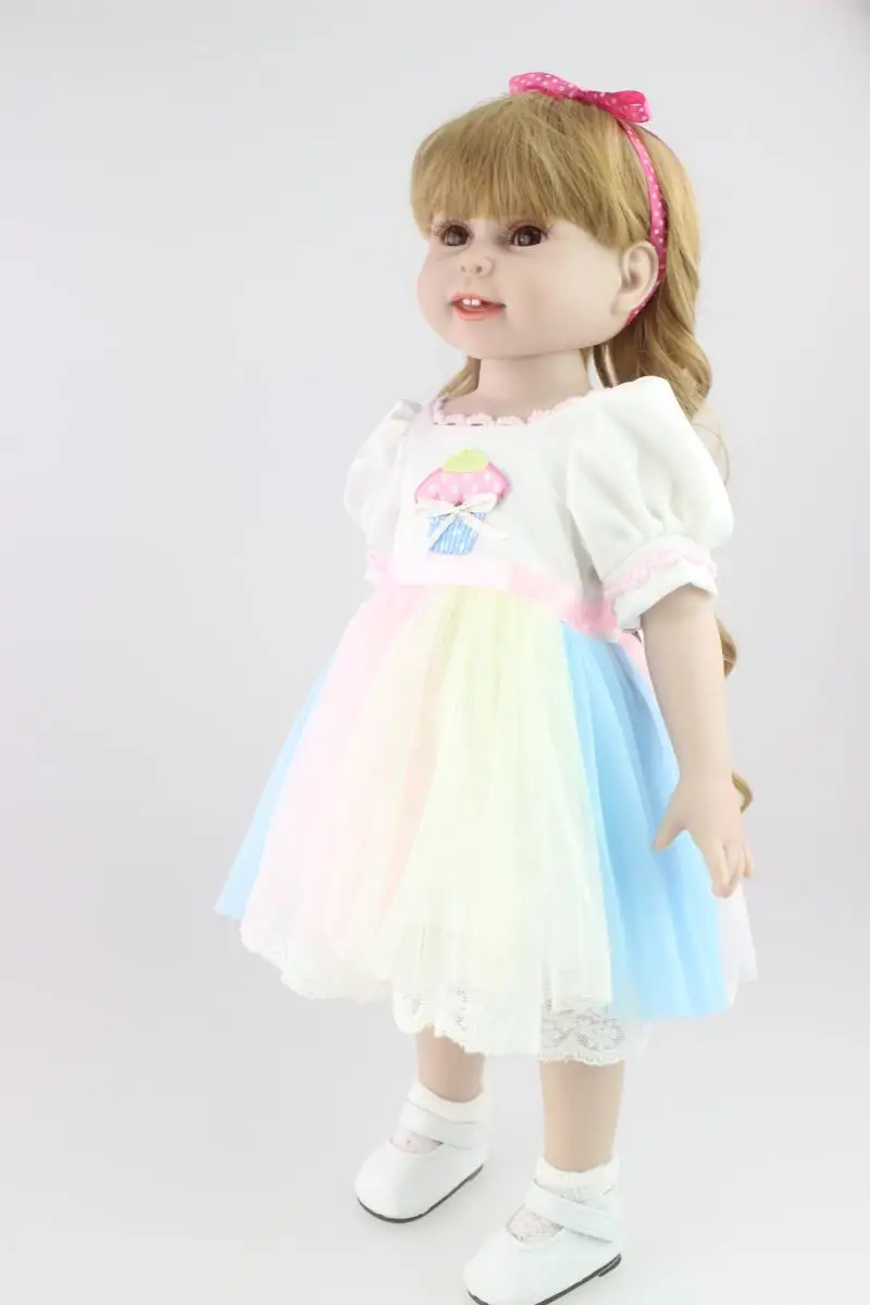 Кукла Reborn Girl 45 см Journey Dollie &amp me модная bebes игрушки для девочек подарок полностью