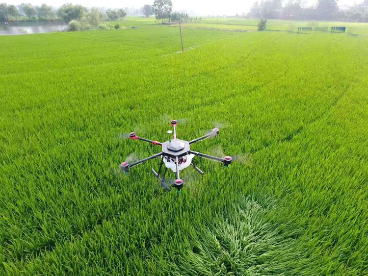 EFT шестиосевая Складная защита растений UVA RC Дрон Рама Комплект питания A1400 10 кг