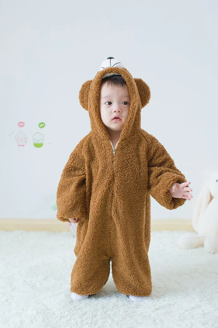 Новая детская зимняя Пижама медведи Duffy и ShellieMay Комбинезоны пижамы одежда для сна