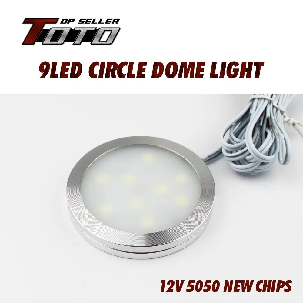 50 шт. DC SMD 9 светодиодов 5050 LED освещение шкафа прожектор подключения провода