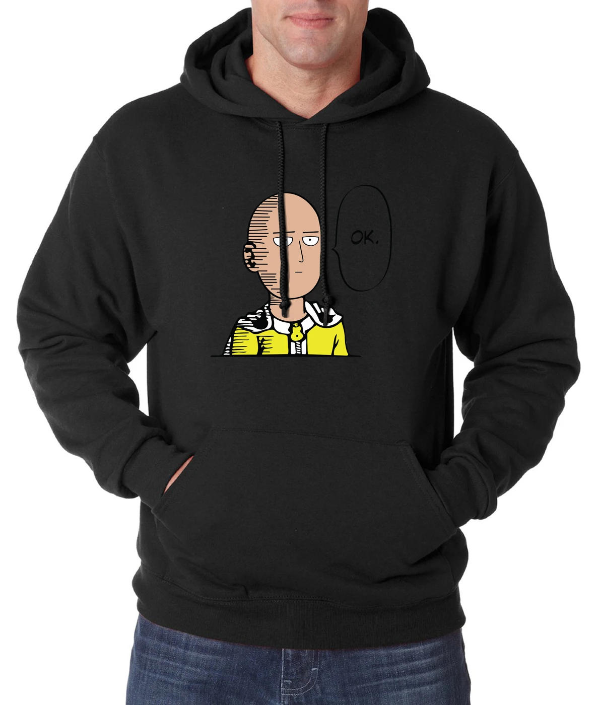 Новое поступление Аниме One Punch Man толстовки OK печатные мужские свитшоты 2019 весна