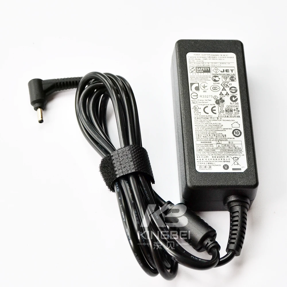 Cargador corriente de la pared mini-portatil para планшет для Samsung ультрабук 530U3B 530U3C 40 Вт 19 в 2.1A адаптер питания зарядное устройство
