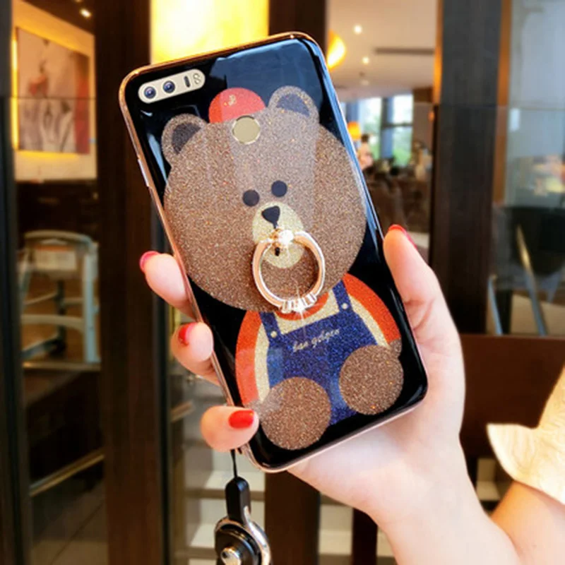 Модные Мультяшные чехлы для Huawei Honor 8 мягкие телефонов чехол Eight|Бамперы| |